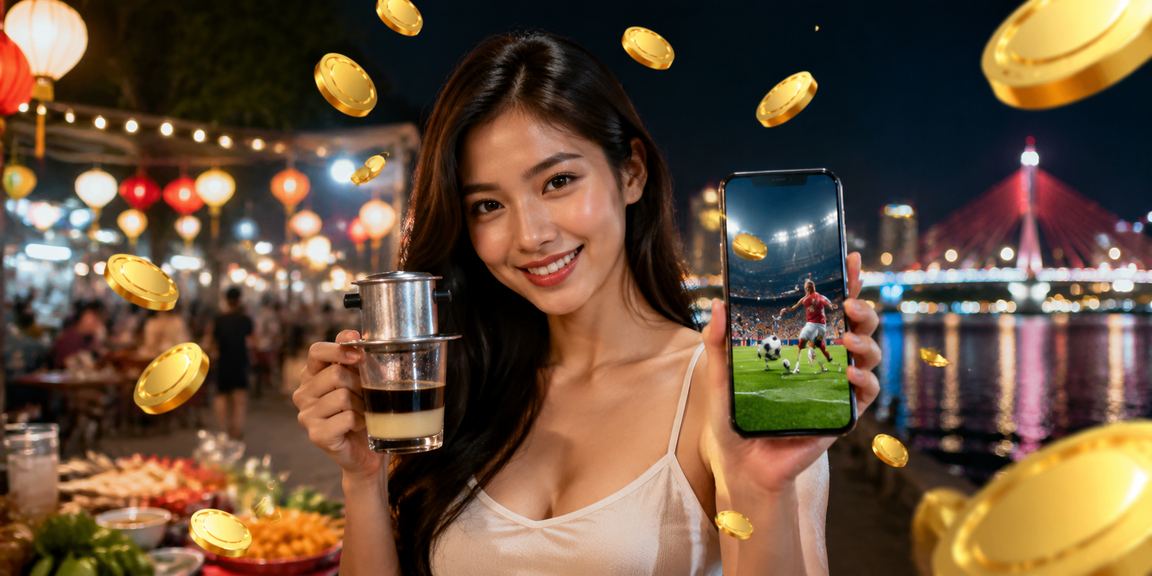 Người dùng Đà Nẵng đọc nhận định bóng đá buổi sáng bên cà phê trước trận đấu